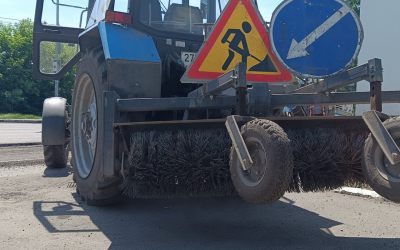 Услуги дорожной щетки на базе МТЗ - Карталы, заказать или взять в аренду