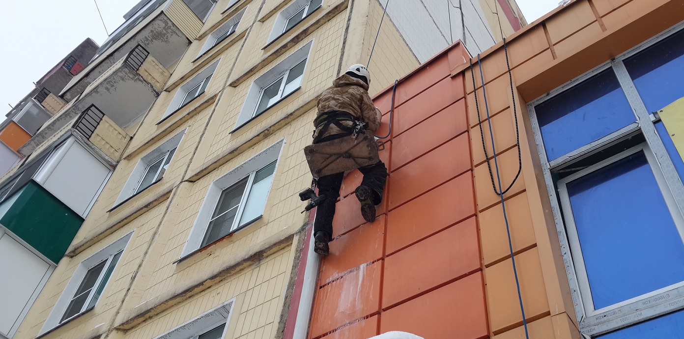 Услуги промышленных альпинистов для высотных работ в Южно-Уральске