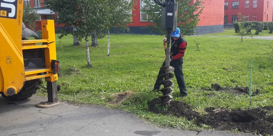 Услуги по бурению грунта под столбы и фундамент в Аше